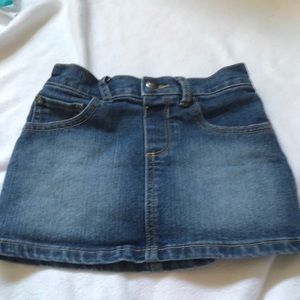 Little girl denim skirt